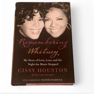 💜 Remembering Whitney Hardcover Book by Cissy Houston